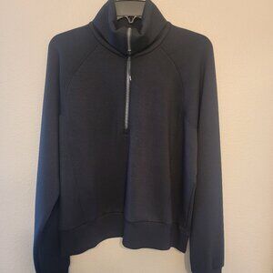 SPANX® AirEssentials Half Zip Very Black Large